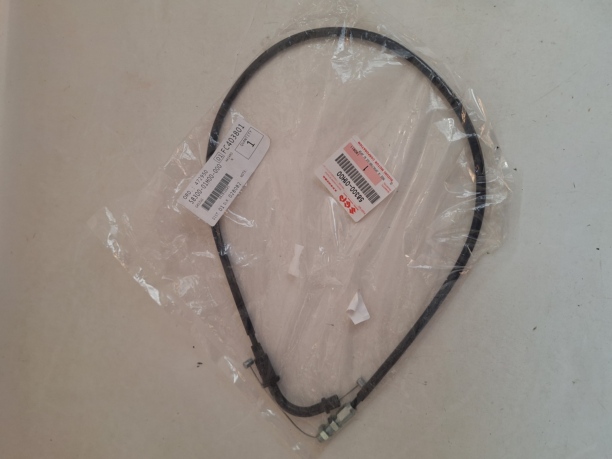 Picture of SUZUKI  GASZUG  58300-01H00